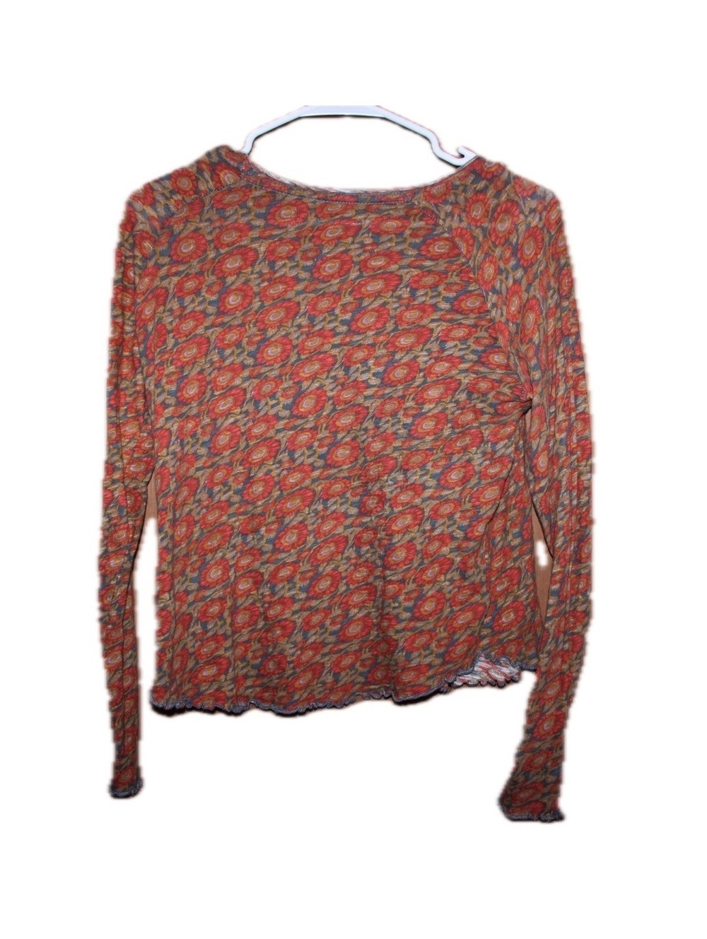 Natural Life Lily Knit Long-Sleeve Cotton Lettuce-Edge Boho - Medium - Picture 2 of 4